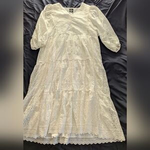 NWT Calstyle Eyelet Dress